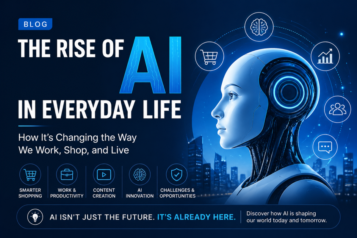 The Rise of AI in Everyday Life: How It’s Changing the Way We Work, Shop, and Live
